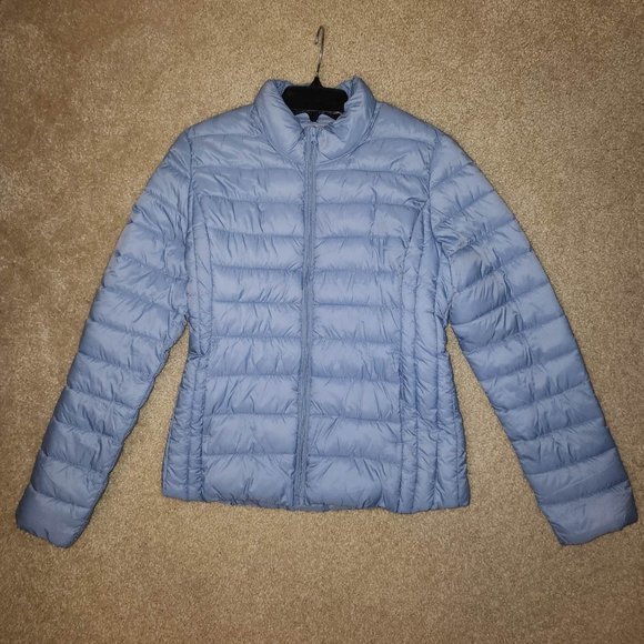 Jackets & Blazers - Baby‎ Blue Puffer Coat